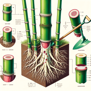 Rhizomes de bambous schema